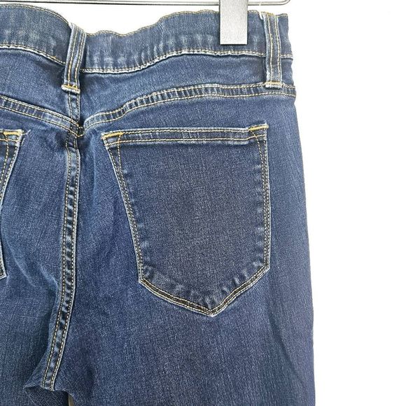 J. CREW High Rise Toothpick Deep Wash Women's Skinny Tapered Ankle Jeans Size 29 - Picture 7 of 7